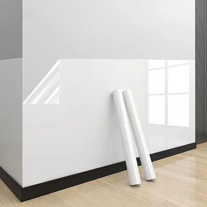 1 rouleau de papier peint transparent protecteur pour mur