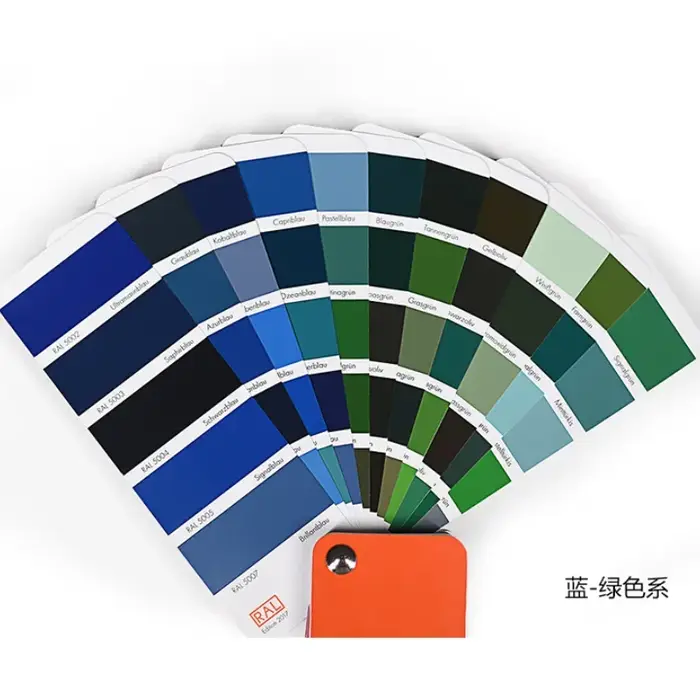 RAUL-Revêtements de Peinture, Norme Internationale RAL K7, Carte de Couleurs