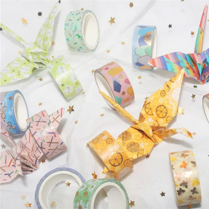 Ensemble de 12 rouleaux de ruban Washi