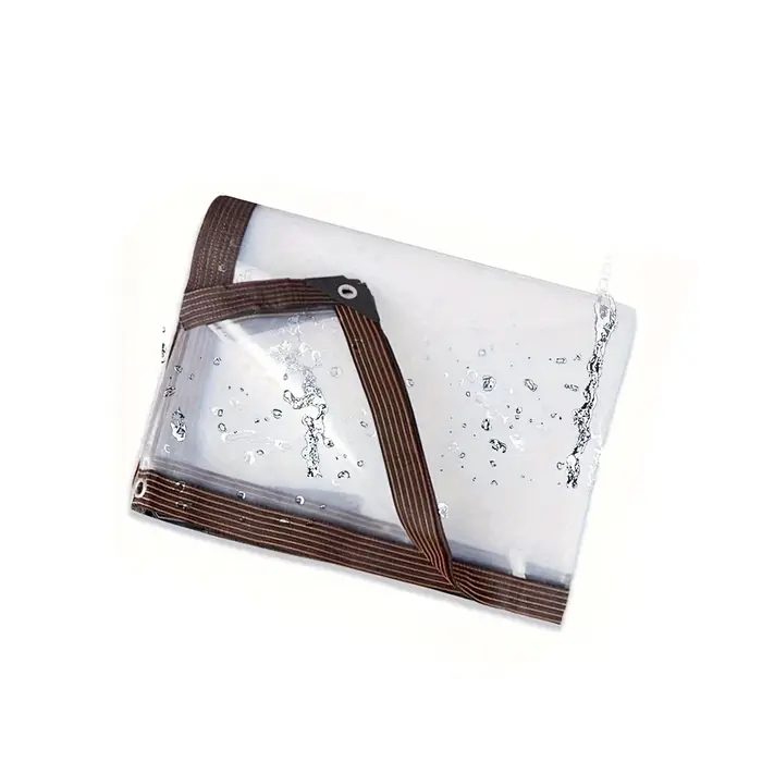 Housse de protection transparente rectangulaire pour meubles, bâche transparente imperméable et coup