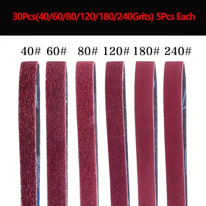 Bande abrasive, taille 13×457 mm