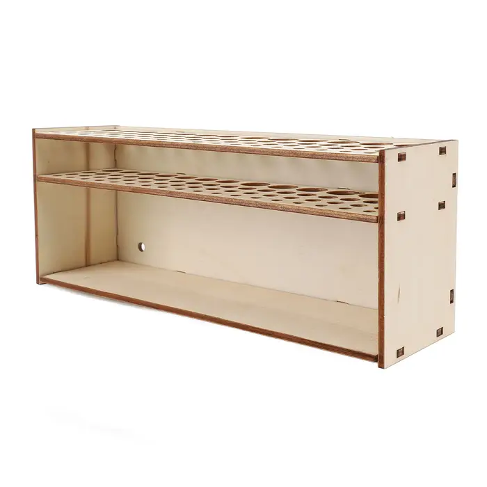Porte-pinceau en bois artiste 67 trous détachable