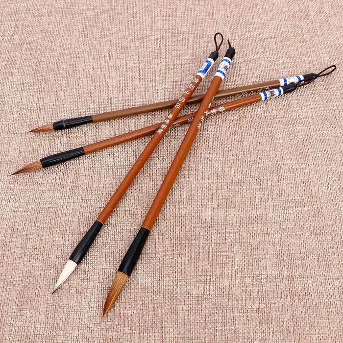 Pinceau de peinture pratique en bambou