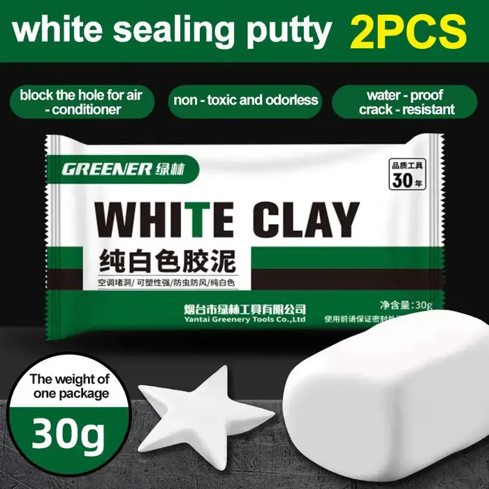 GREENERY 2/3/5 pièces Mastic d'étanchéité imperméable pour trous muraux, Colle de scellement pour tr