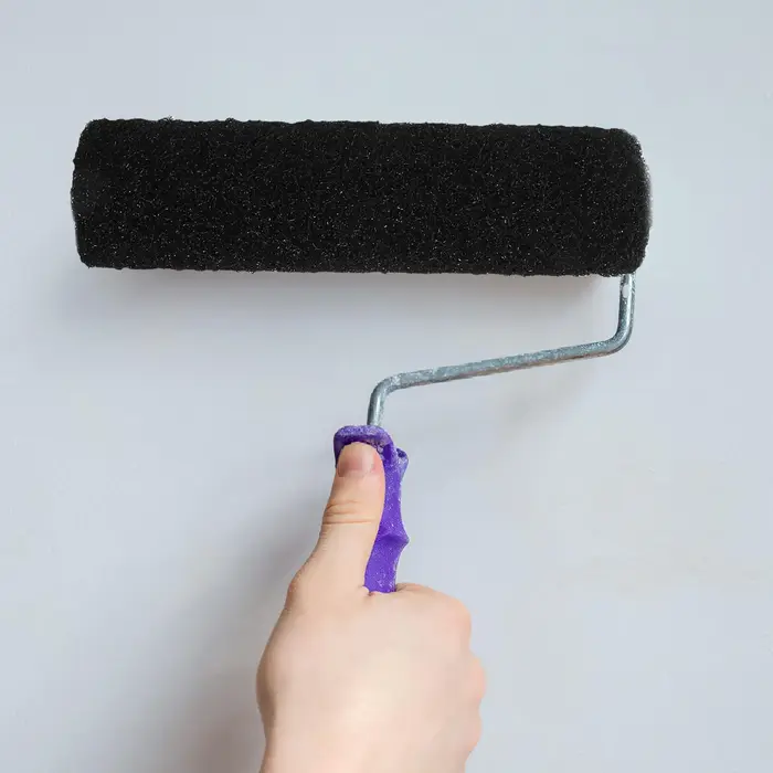 Rouleau applicateur de mastic pour cloisons sèches noir de 9 pouces