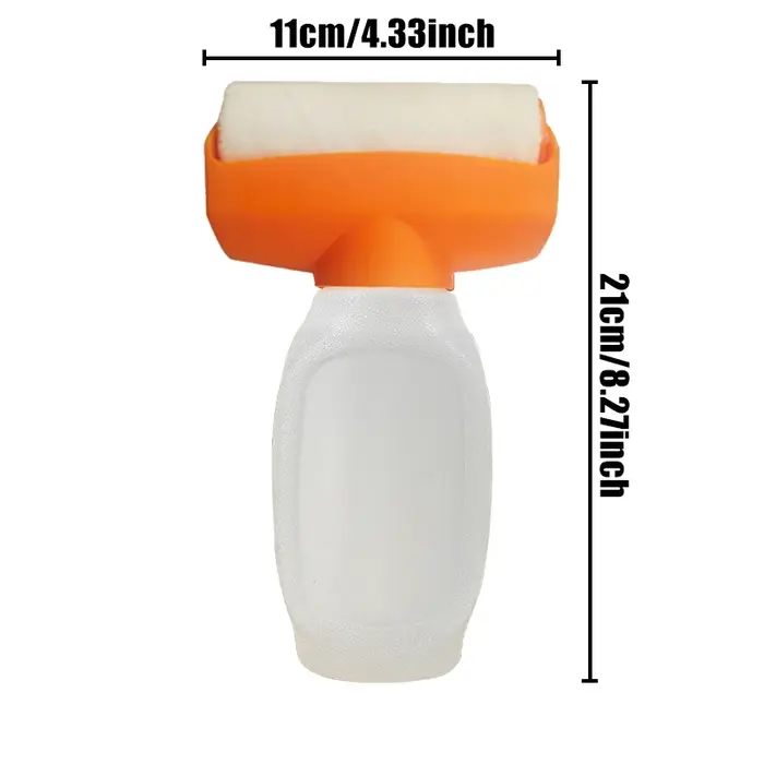 Rouleau applicateur de mastic réutilisable pour réparation murale avec récipient rechargeable