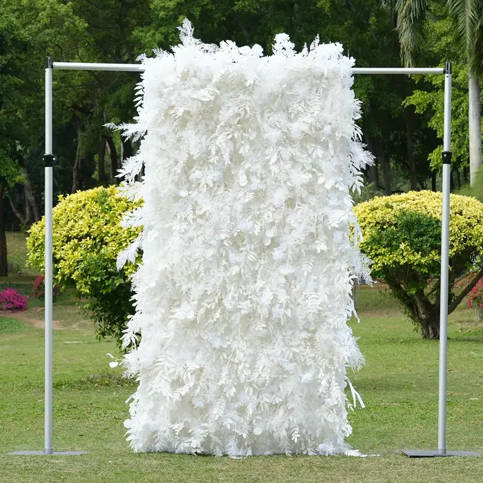 XUELY X8055 Mur de fleurs artificielles en tissu enroulable