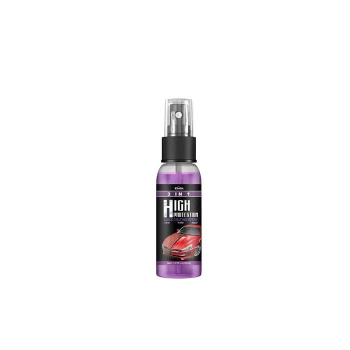 Spray de revêtement rapide 3 en 1, haute protection, armure brillante, lavage de voiture en céramiqu