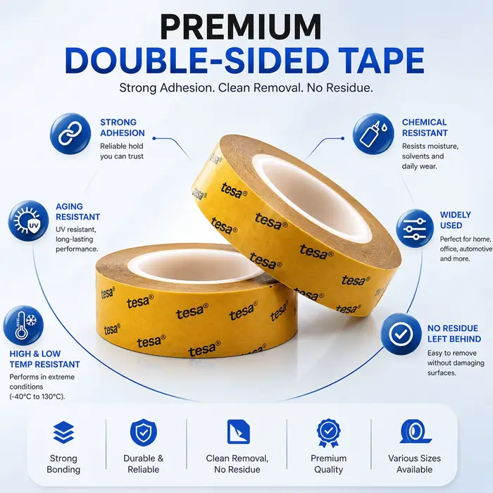 Ruban adhésif double face Tesa 51966 en PET