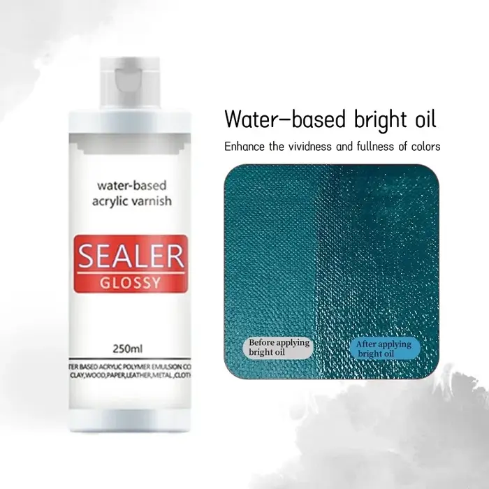 Revêtement de finition d'huile à base d'eau