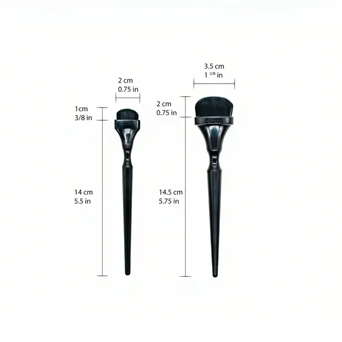 Pinceau de rendu noir, pinceau aquarelle durable pour charbon de bois