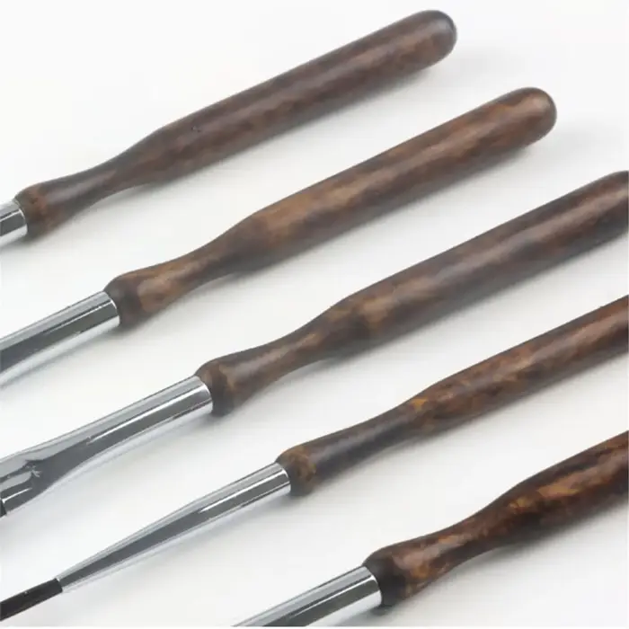 Ensemble de 5 pinceaux à rayures pour l'art professionnel et la précision