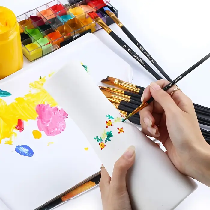 Ensemble de pinceaux de peinture professionnels pour artistes
