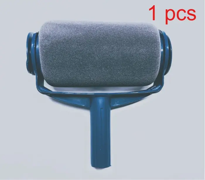 1pc 1 ensemble de grande brosse à tambour auto-amorçante, pinceau de peinture murale, pinceau mural 