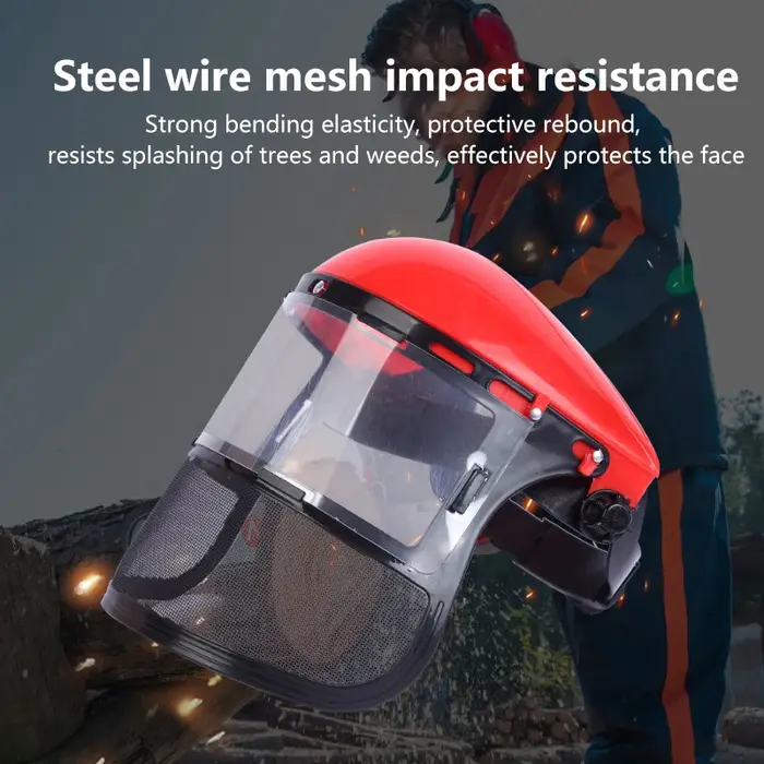 Masque de protection en PVC anti-éclaboussures et anti-poussière pour la tête