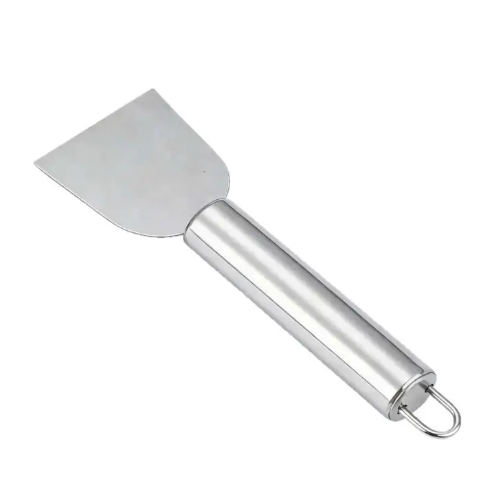 Lot de 2 grattoirs de nettoyage polyvalents en métal pour taches d'huile de cuisine