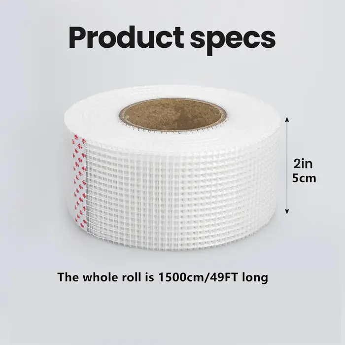 1/2 pièces de ruban adhésif en fibre de verre de 2 pouces x 49