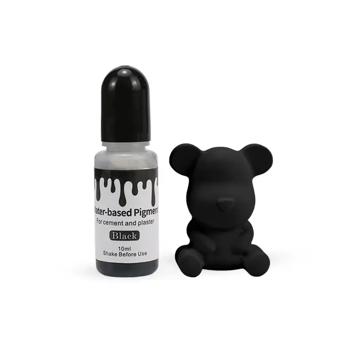 24 couleurs 10Ml à base d'eau gypse ciment coloration plâtre Pigment aquarelle Essence colorant bric