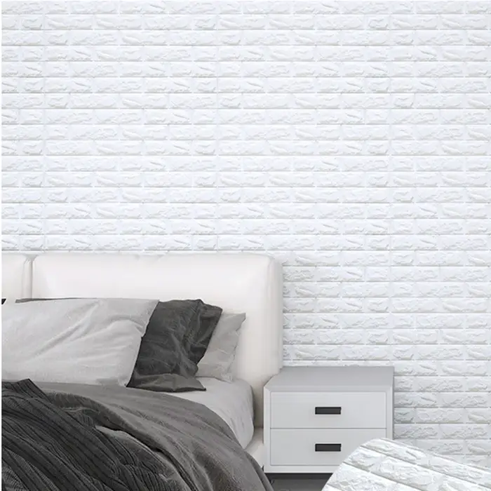 Papier Peint Auto-Adhésif 3D en Mousse Imperméable