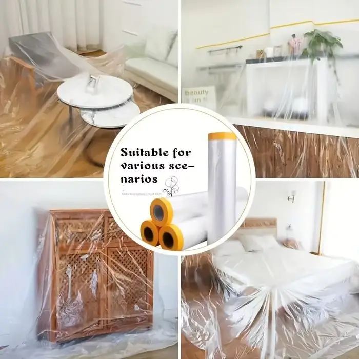 Film de protection anti-poussière pour meubles 12M