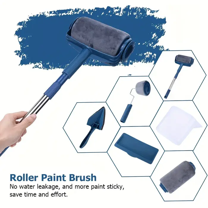 1 ensemble de rouleaux de peinture multifonctionnels