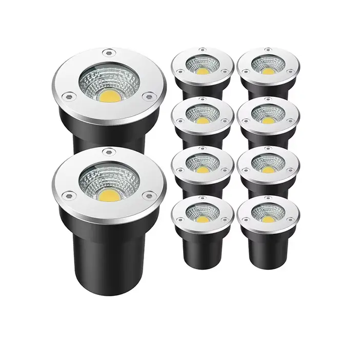 6 pièces éclairage de jardin extérieur IP67 LED étanche lumière souterraine 5W10W15W lumière enterré
