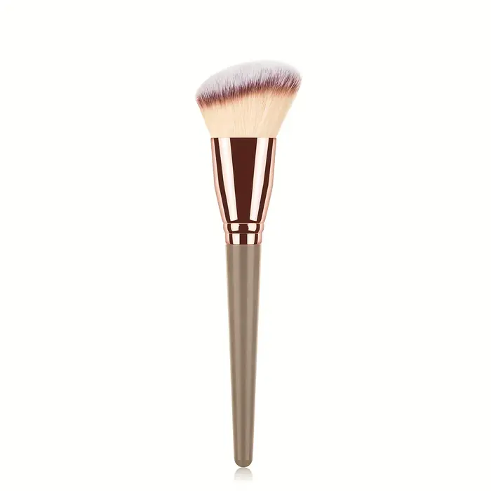 Pinceau de contour, pinceau de maquillage pour le visage bronzant pour fard à joues de contour de qu