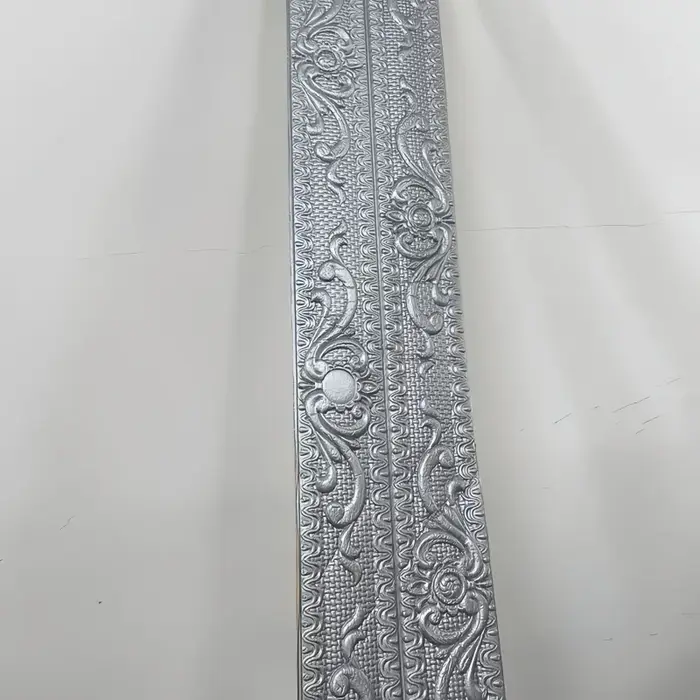 Bande autocollante murale auto-adhésive pour décoration de plafond, 1 rouleau, 2.3x12cm, plinthe, li