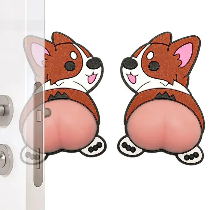 Protection Murale pour Poignée de Porte 3D Auto-Adhésive en Silicone Anti-Collision