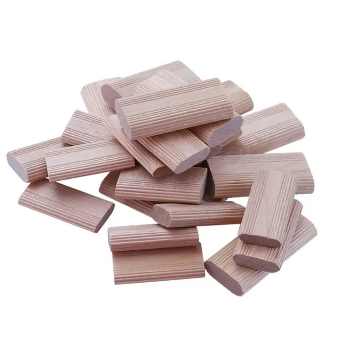 50/100 pièces hêtre bois dominos Tenons menuiserie bouchons bricolage meubles épissage connecteurs c