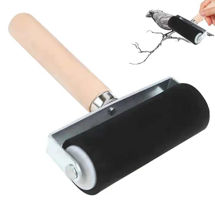 Rouleau en caoutchouc pour l'artisanat