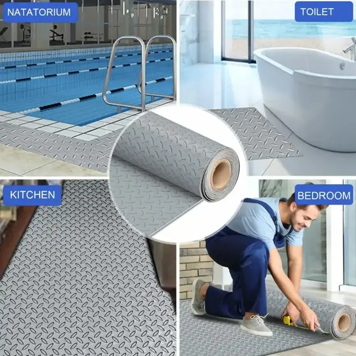 Rouleau de sol de garage en PVC épaissi