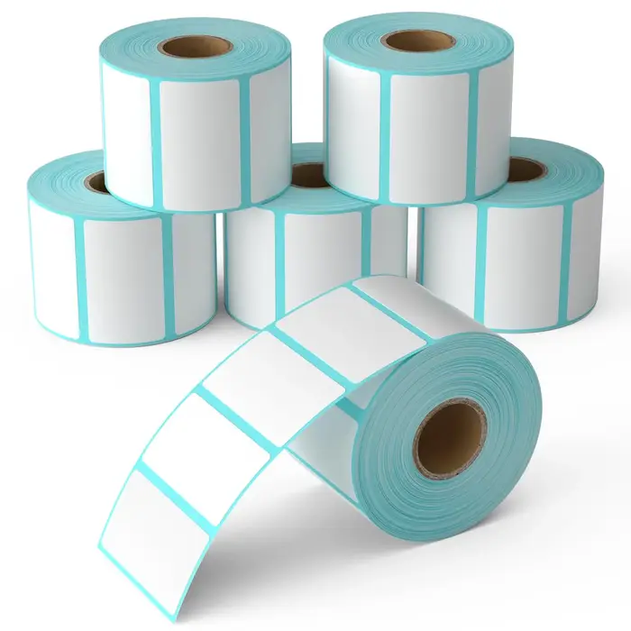 700 pièces/rouleau 40*20/40*30/50*30mm fournitures d'impression étiquette thermique autocollant papier étanche