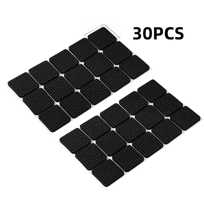 Protections de sol autocollantes pour pieds de chaise, coussinets en caoutchouc épais antidérapants et silencieux pour pieds de table, de canapé et de meubles, tapis anti-rayures