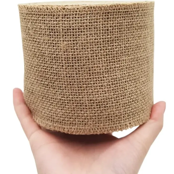 Rouleau de tissu en toile de Jute naturelle