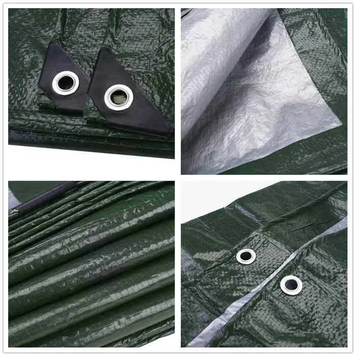 Bâche en polyester imperméable avec œillets