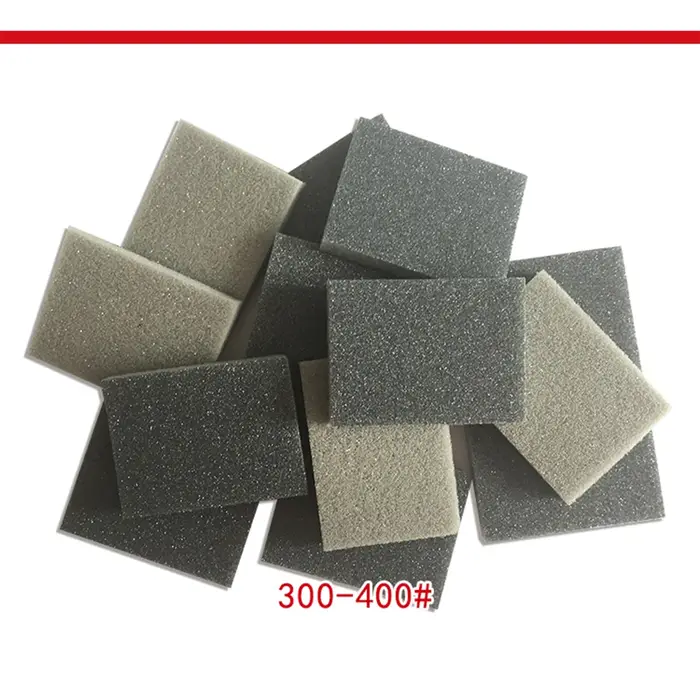 Éponge de ponçage papier de verre 30*40mm 20 pièces assorties 300-1500 grains bloc de sable