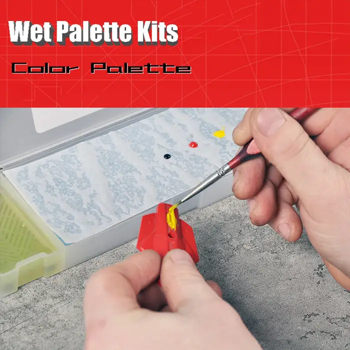 Palette de support pour peinture acrylique