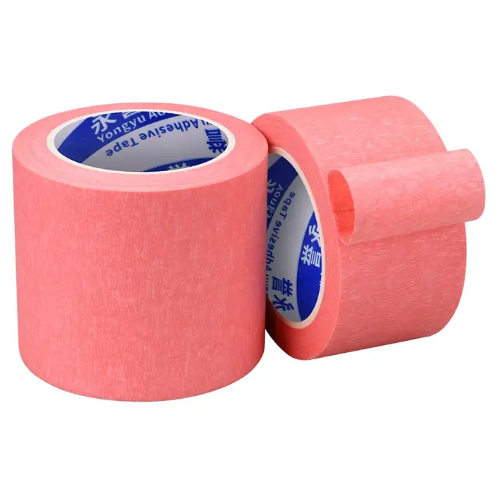 Ruban de masquage rose 10/20/50m, ruban de peinture pour peintres, ruban de peinture multi-surfaces 
