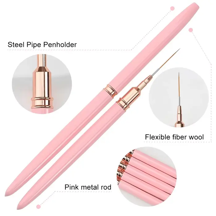 LULAA Nail Art Liner Pinceaux Peinture Détail