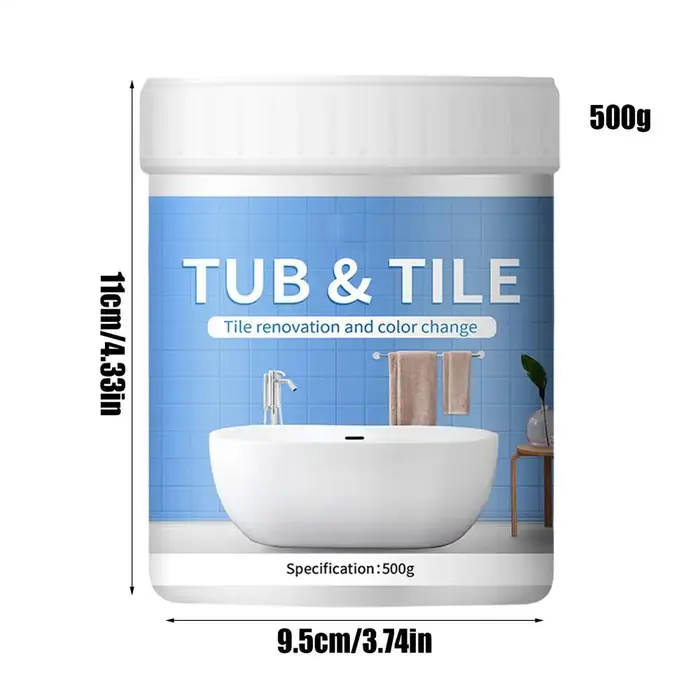 Kit de peinture pour carrelage de salle de bain 500g