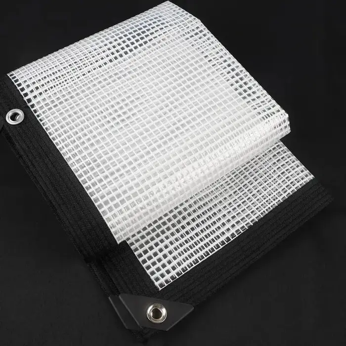 Bâche en maille épaisse de 0,3 mm, toile imperméable pour gazebo, mobilier, protection contre la plu