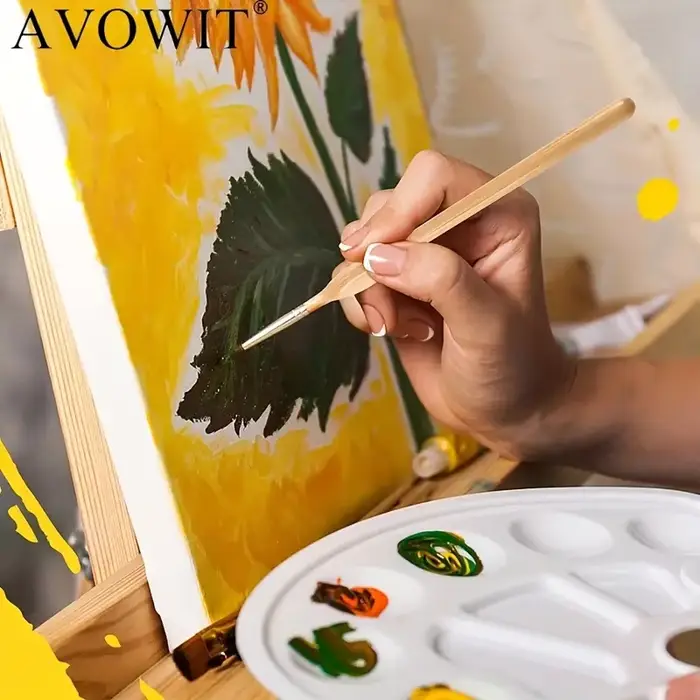 Ensemble de 11 pinceaux d'art de haute qualité