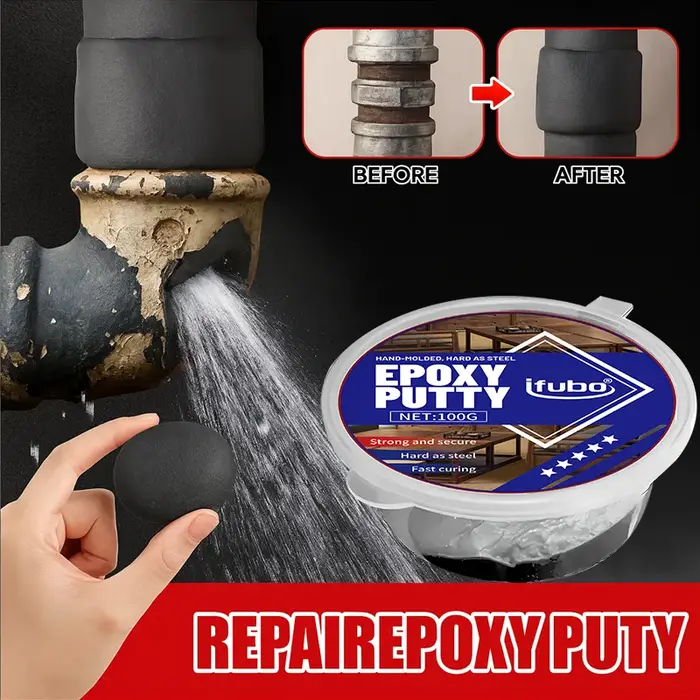 Pâte de réparation époxy Ifubo 100G