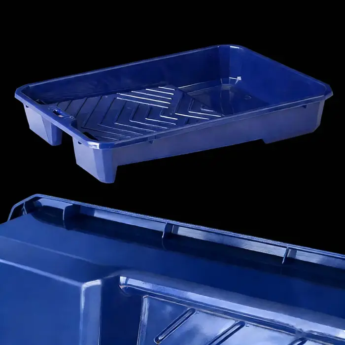 1 plateau à peinture en plastique de 9 pouces + 10 plateaux transparents pour un changement de couleur facile