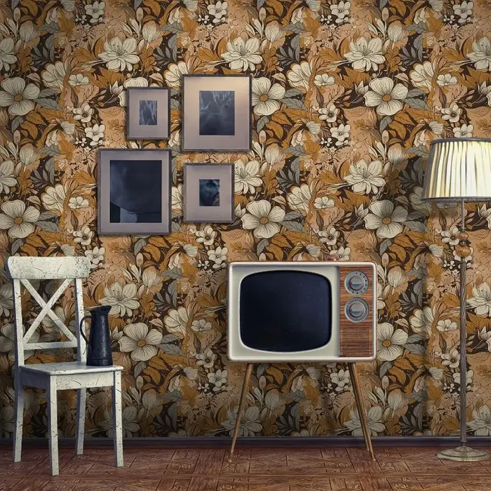 Papier peint texturé auto-adhésif, décoration murale pour salon et chambre à coucher, autocollants muraux imperméables et résistants à l'usure