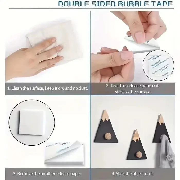 Ruban adhésif en mousse double face ultra-résistant sans trace