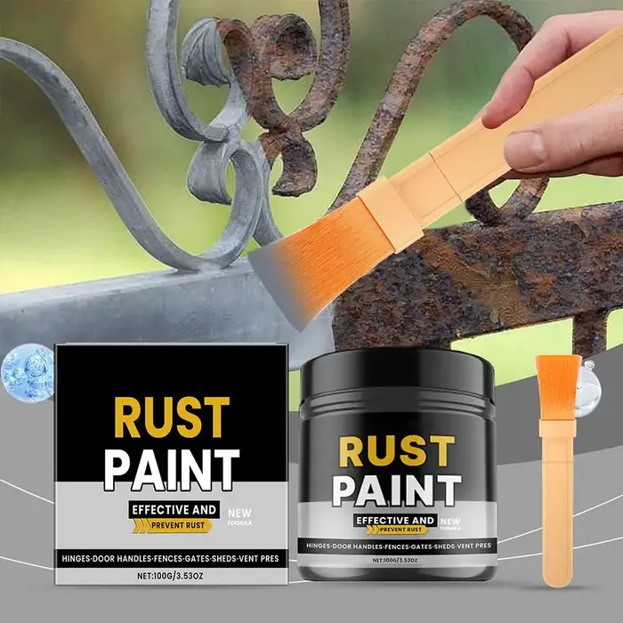 Peinture grise antirouille pour métal