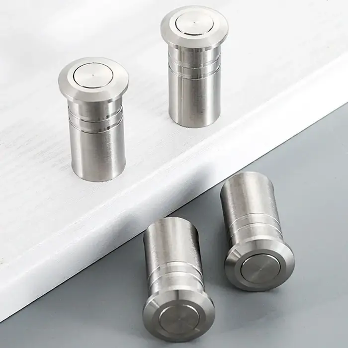 Couvercle de boulon de porte en acier inoxydable