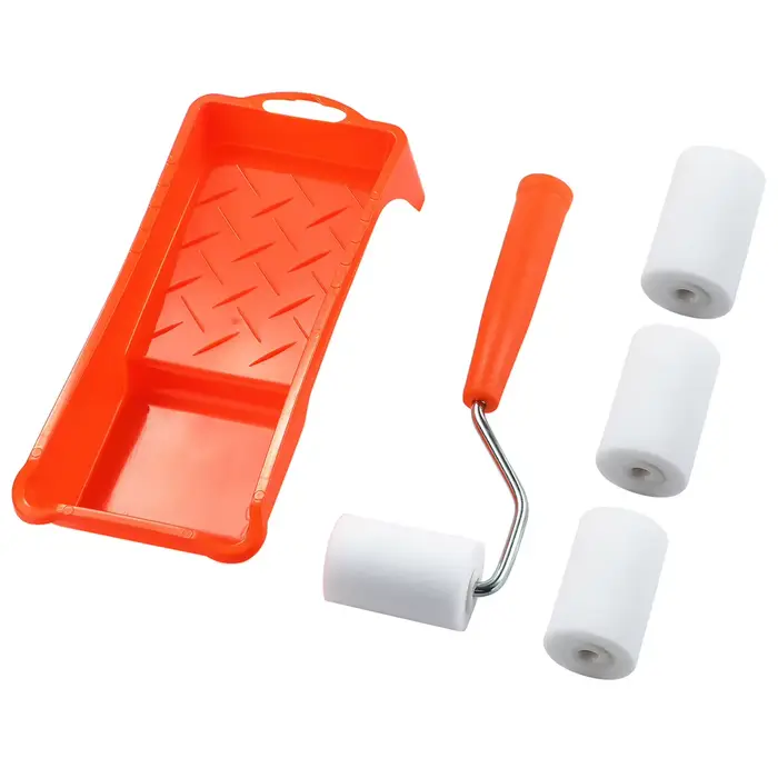 Petit Kit de rouleaux de peinture de 2 pouces, rouleau de peinture en mousse haute densité, revêteme